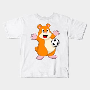 Hamster Soccer player Soccer Kids T-Shirt